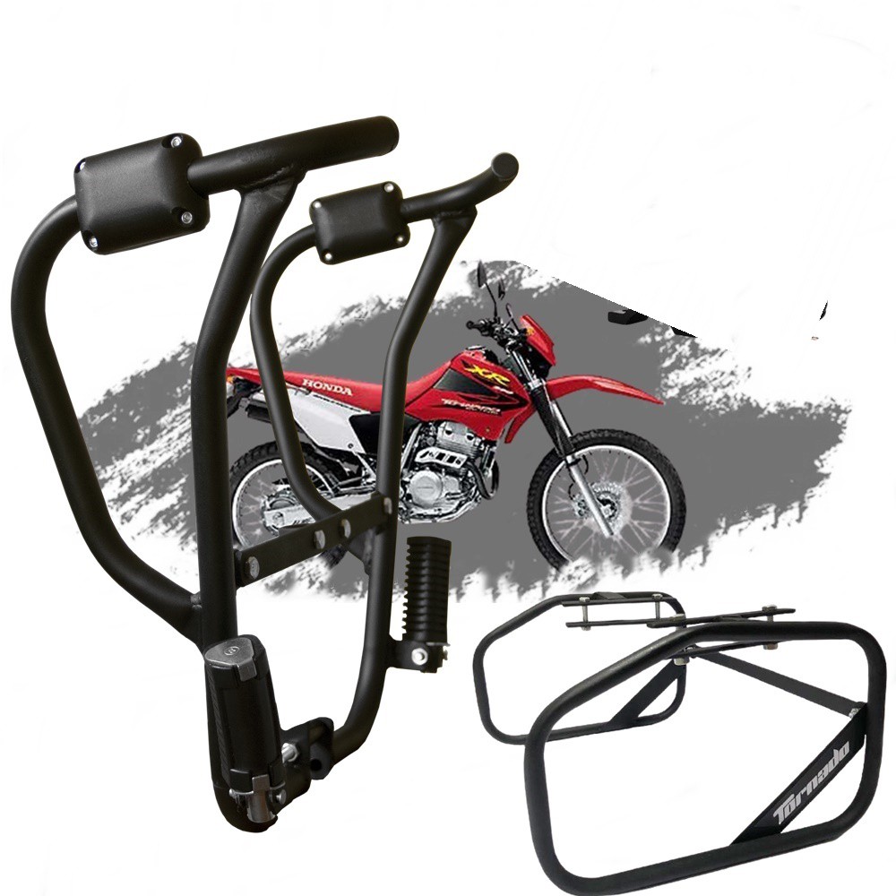 Protetor Motor Carenagem Protetor Traseiro Alforge Xr 250 Tornado em Oferta na Shopee
