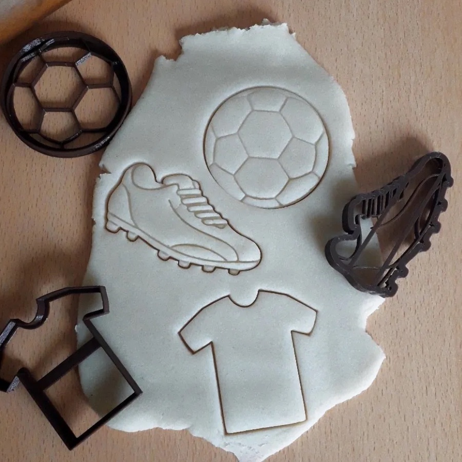 Cortador Futebol Biscoito e Forma de Pasta Americana Copa Chuteira