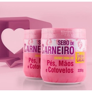 creme sebo de carneiro hidrata - pés, mãos e cotovelos - pote 200 g