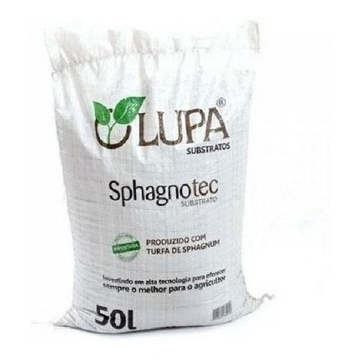 Substrato Inerte 50% Turfa de Sphagnum + 50% Perlita Original Lupa Sphagnotech 50/50 Cultivo Indoor 10 / 25 / 50 Litros