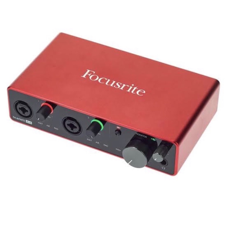 interface de Audio Focusrite 4i4 3Ger Usada Shopee Brasil
