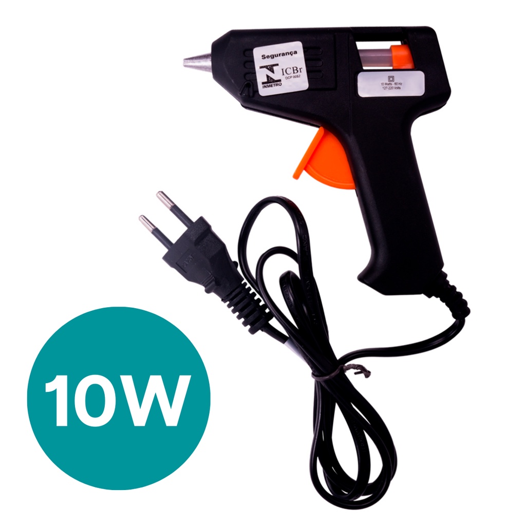 Revolver Cola Quente Bico Fino Pequena Bivolt (110v e 220v)