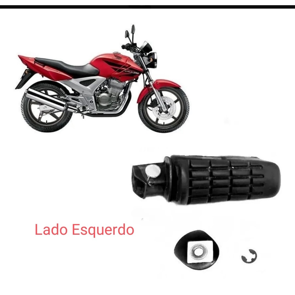 Pedaleira Cb300 Cbx 250 Twister Cbx 200 Lado esquerdo