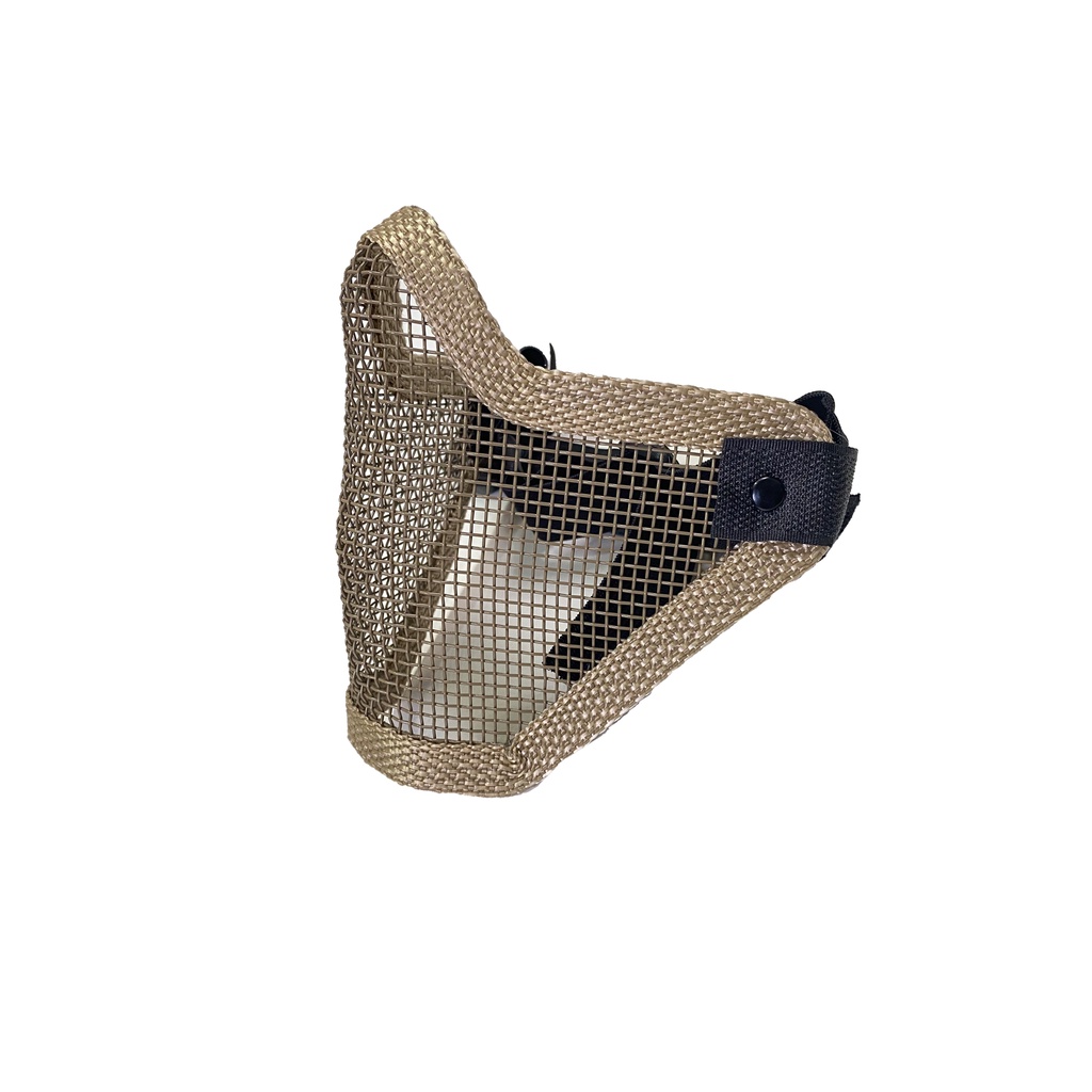 Mascara Meia Face Telada Proteção Tan Caqui