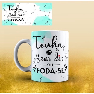 Caneca Personalizada porcelana xícara frases irônicas | Shopee Brasil