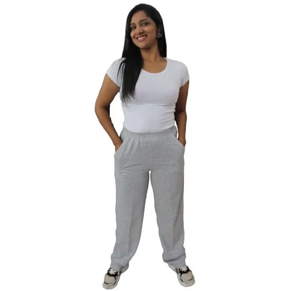 Calça Moletom Masculina Feminina Flanelada Basica