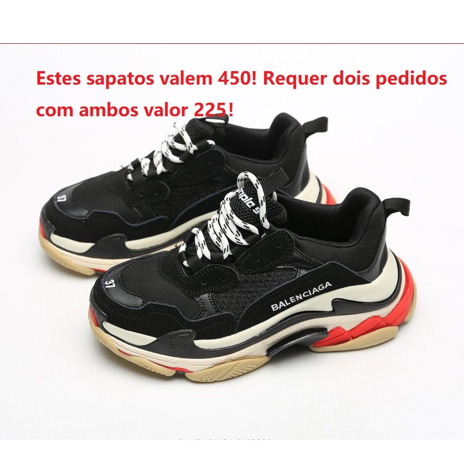 tenis balenciaga triple s masculino e feminino pronta entrega