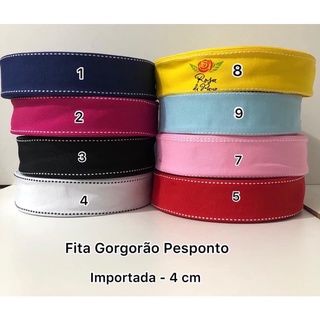 Fita Pesponto Importada 38 mm (5 metros) para Laços e Tiaras