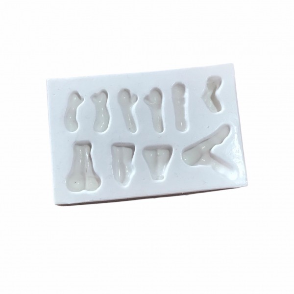 Molde De Silicone Braços E Pernas Molde Para Confeitaria Molde Para Biscuit 1573