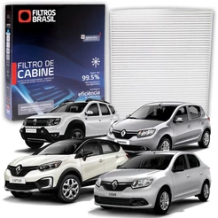 Filtro da Cabine Ar Condicionado pra para Nissan Kicks, Renault Captur, Duster Logan, Sandero