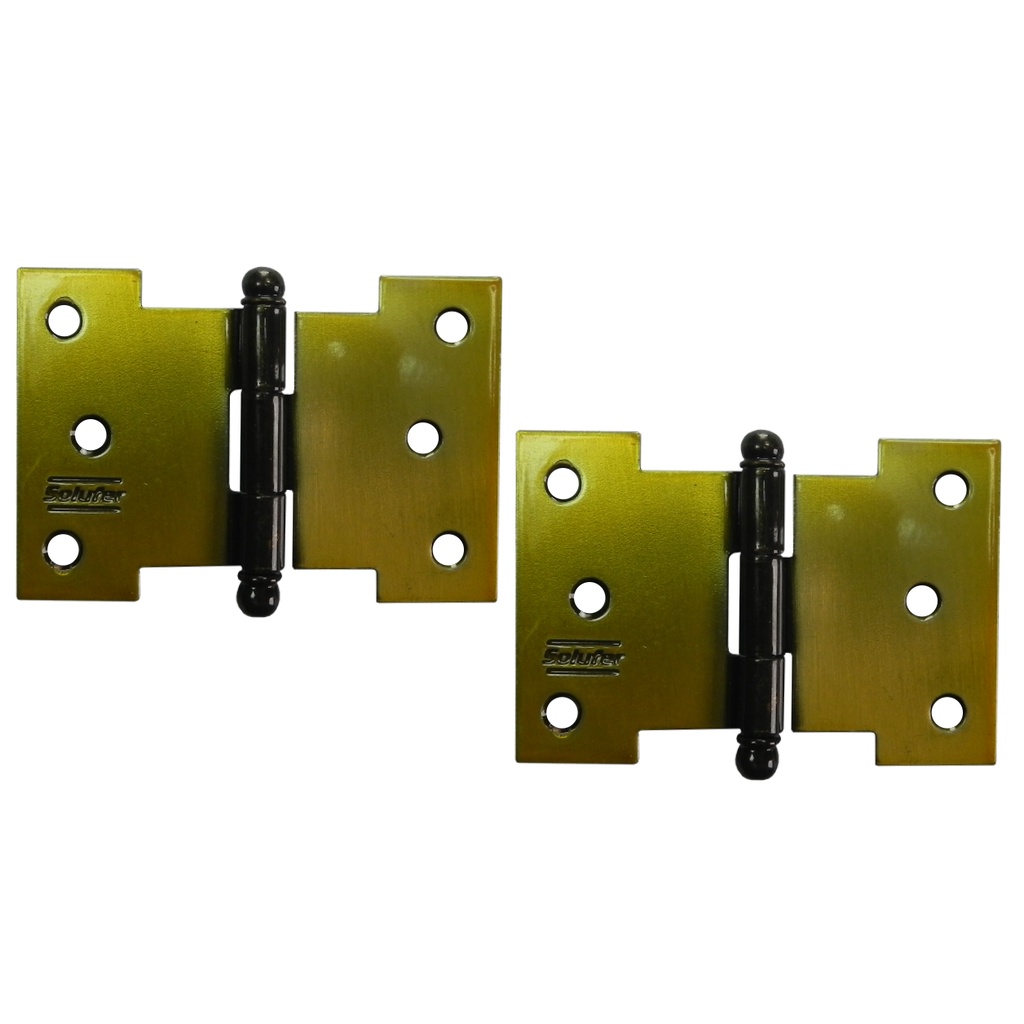 Dobradiça Palmela Colonial 31/2 - Parafusos inclusos - Kit Com 4 Peças