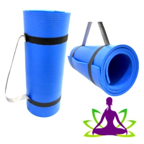 Tapete Yoga Colchonete EVA 1,70m x 60cm x 5mm Com Alça Qualidade Top