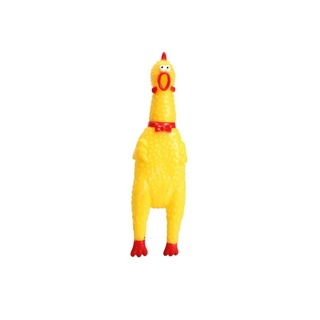 Frango Galinha Mordedor 16 CM Sonoro Borracha Brinquedo Cachorro Cães Pet