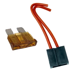 Kit 10x Porta Fusível Lâmina Suporte Com Fio 4mm Reforçado e 10 Fusiveis Médio Nacional Engate Distribuidor