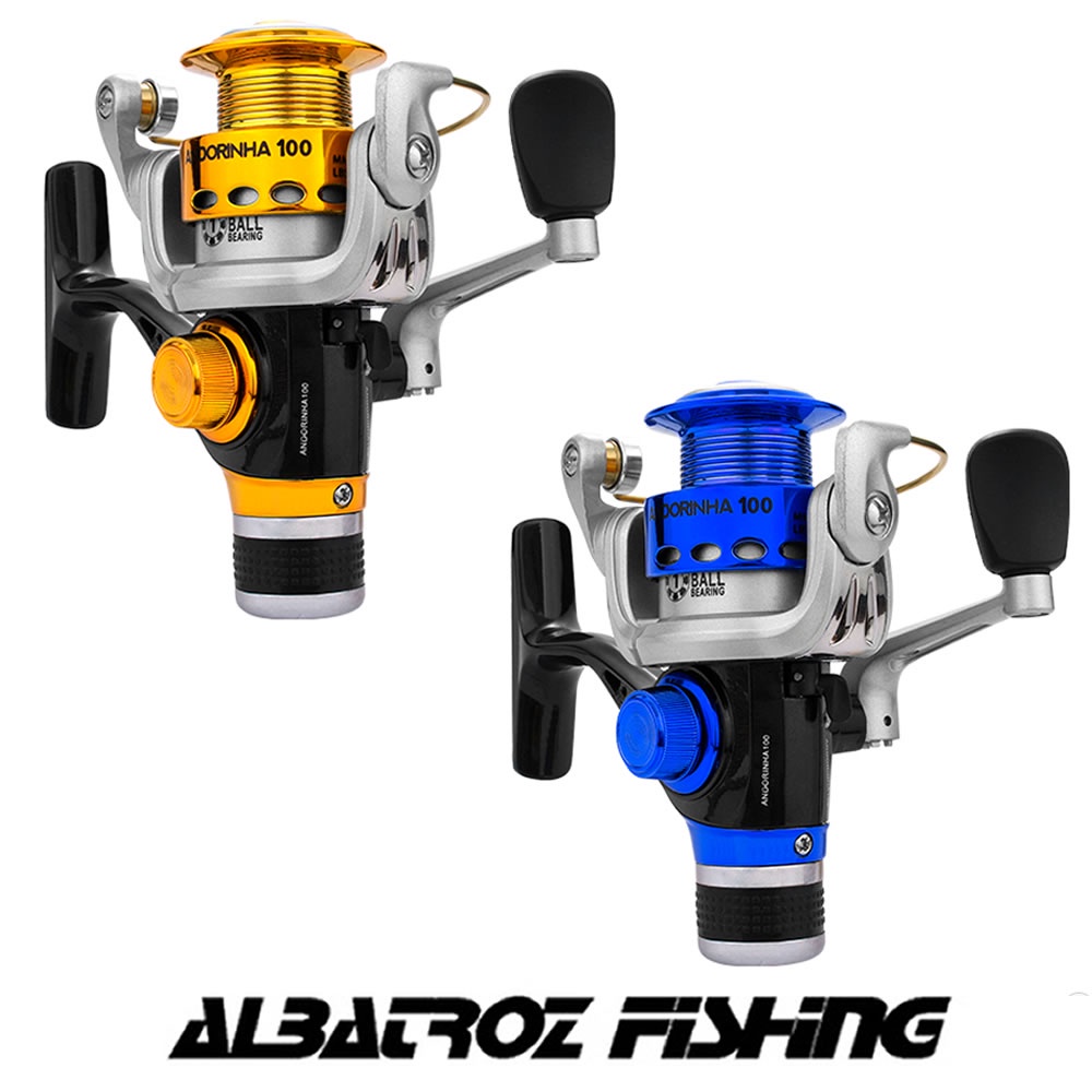 Molinete Albatroz Micro Ultra Light Andorinha 100 Ótimo Preço