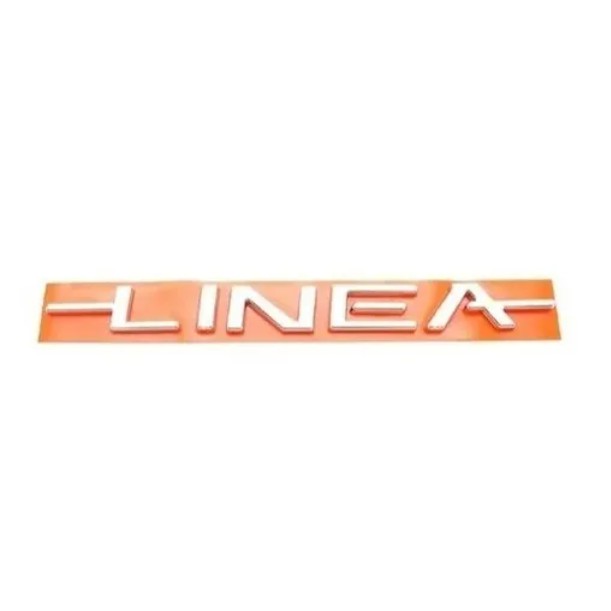 Emblema Linea Letreiro Nome Cromado Do Porta Mala Linha Fiat
