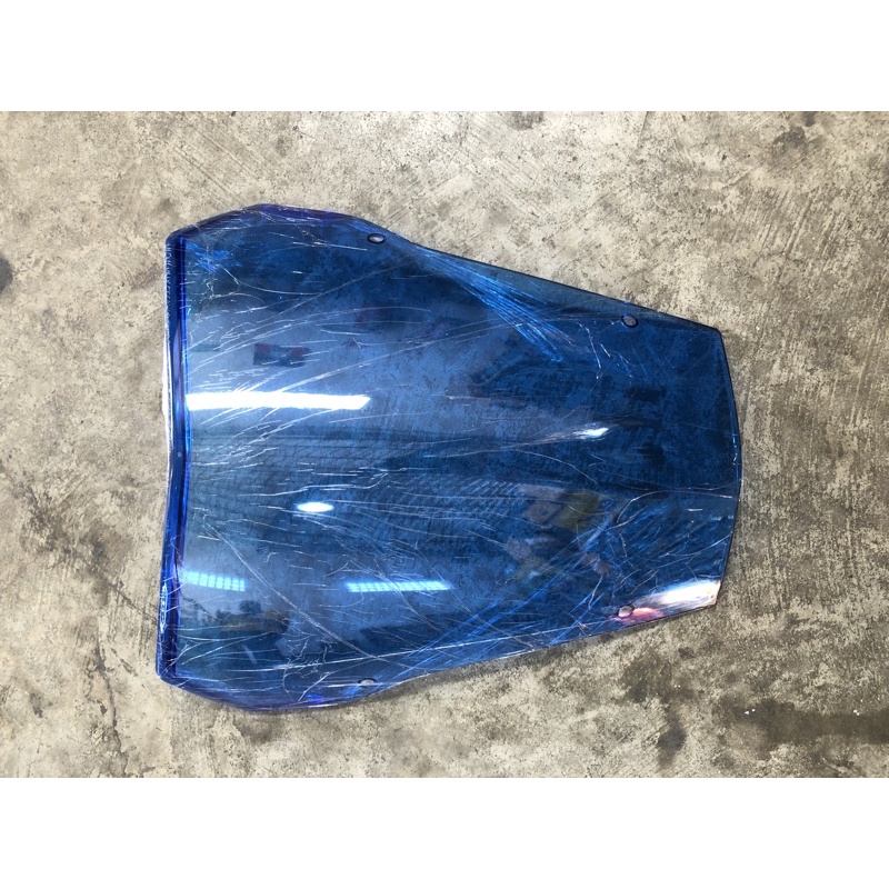 carenagem bolha protetora farol yamaha xt 660 05/18 azul