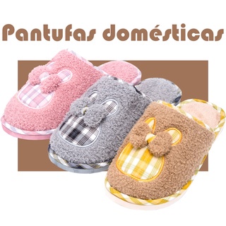 Pantufa Chinelo De Casa Feminina Adulta Pelúcia Confortável TX3543GA