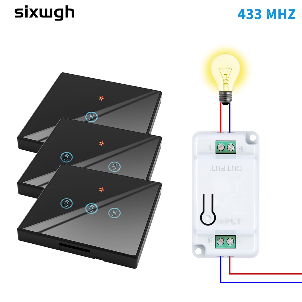 Interruptor Sem Fio Touch Switch Inteligente De Parede Kit De Retroajuste em Oferta na Shopee