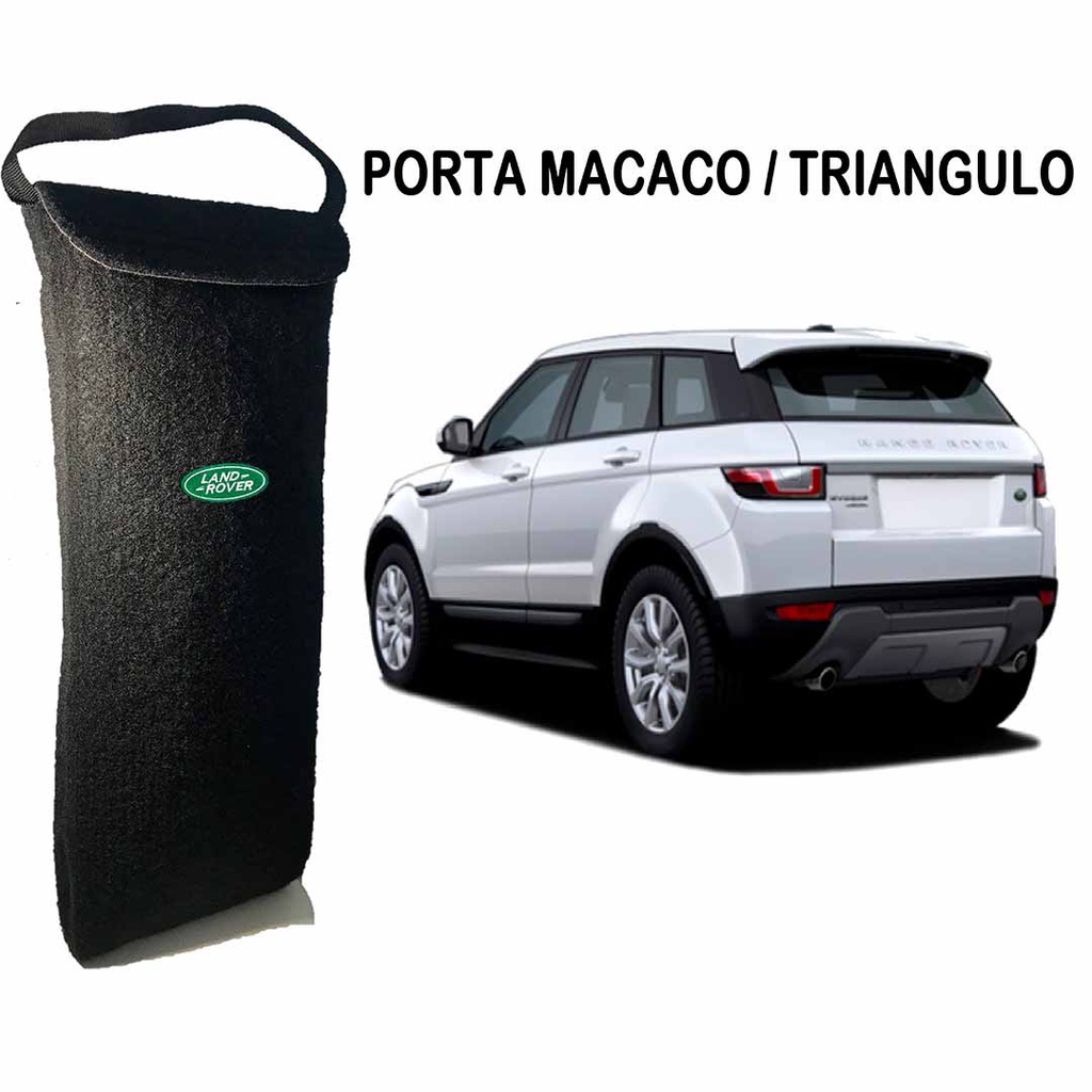 Capa Bolsa Porta Macaco Triangulo Land Rover Ferramenta Automotivo Carro Universal Carpete Preto