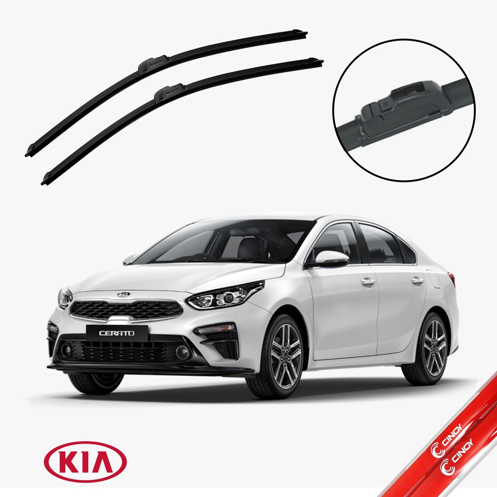 Par Palheta Paleta Parabrisa Dianteiro Kia Cerato 2013 2014 2015 2016 A 2019
