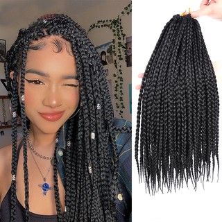 Fanov 10 Extensão De Cabelo Sintético 3x-pre-twist Tranças Tranças De Crochê Natural