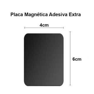 Placa suporte magnético imã