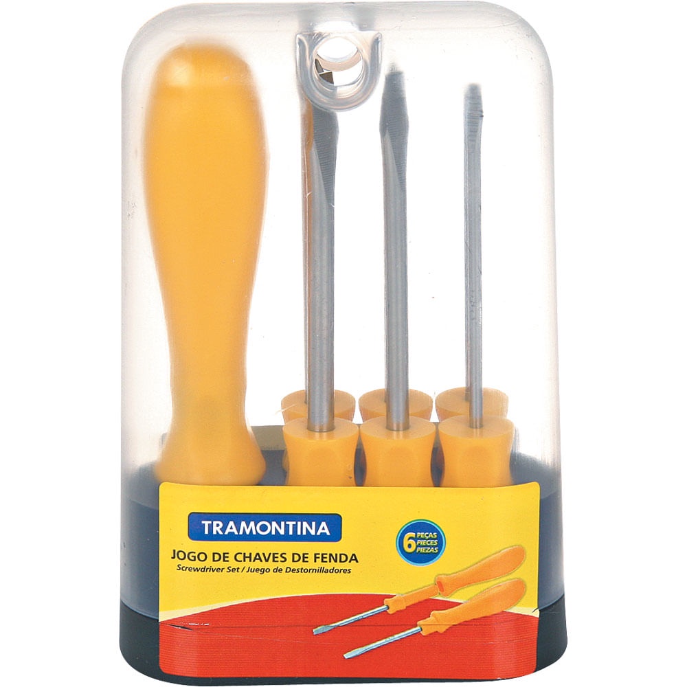 Jogo de Chave de Fenda/Phillips 6 Peças 41110/506 Tramontina - Home & Living