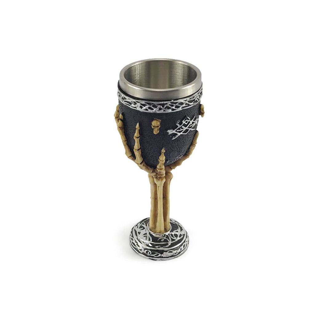 Taça Cálice Em Aço Inox e Resina Crânio Medieval Mão Esqueleto Osso Rock Colecionável Decorativo Coquetel Cerveja em Oferta na Shopee