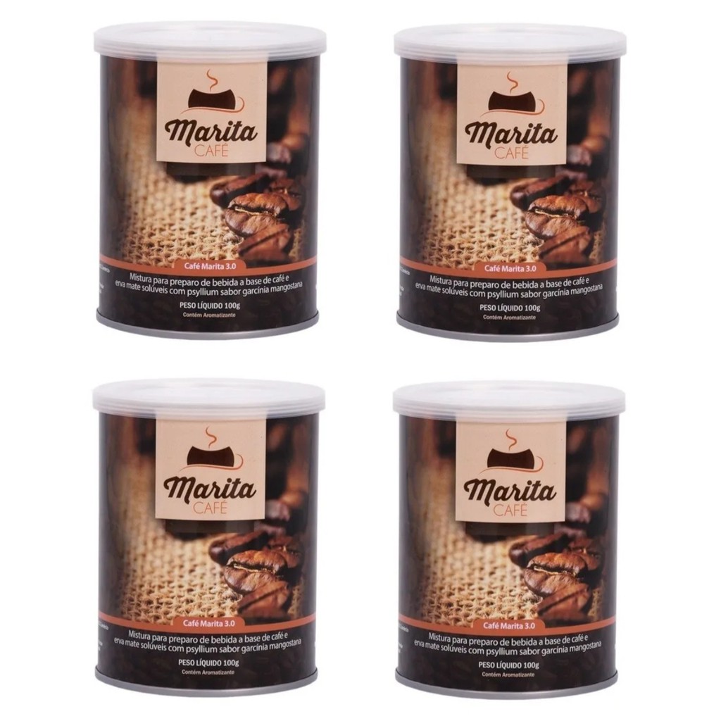 Café Marita 3.0 Kit Com 4 Latas em Oferta na Shopee