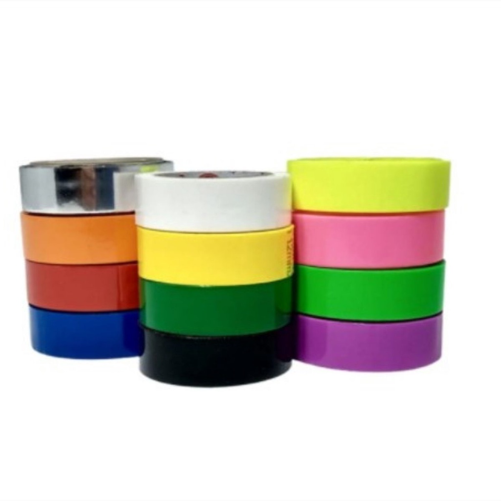 Kit 12 Fitas Adesivas Colorida Decorativa Marcação Diferenciação 12mmx10m Fit-Pel em Oferta na Shopee