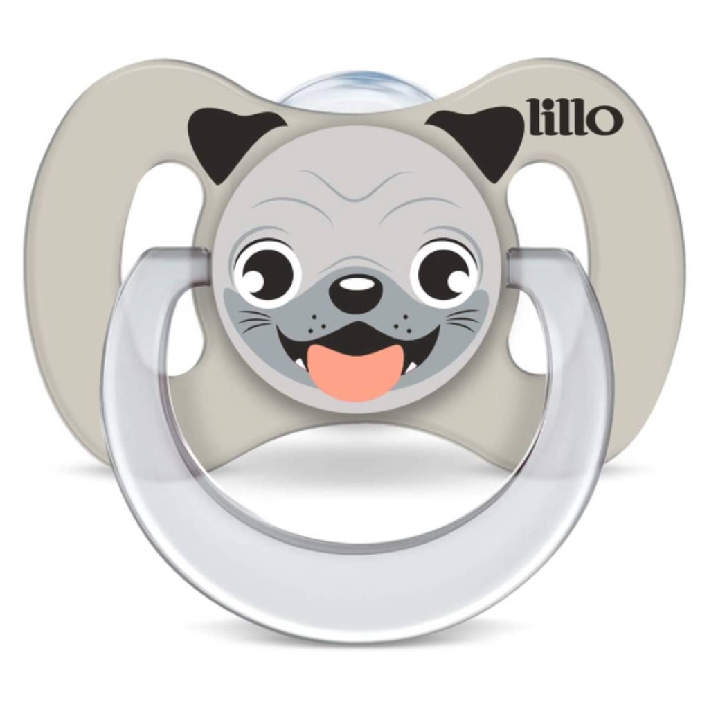Chupeta Bico de Silicone Funny Animais 0m+  Neutra - Lillo em Oferta na Shopee