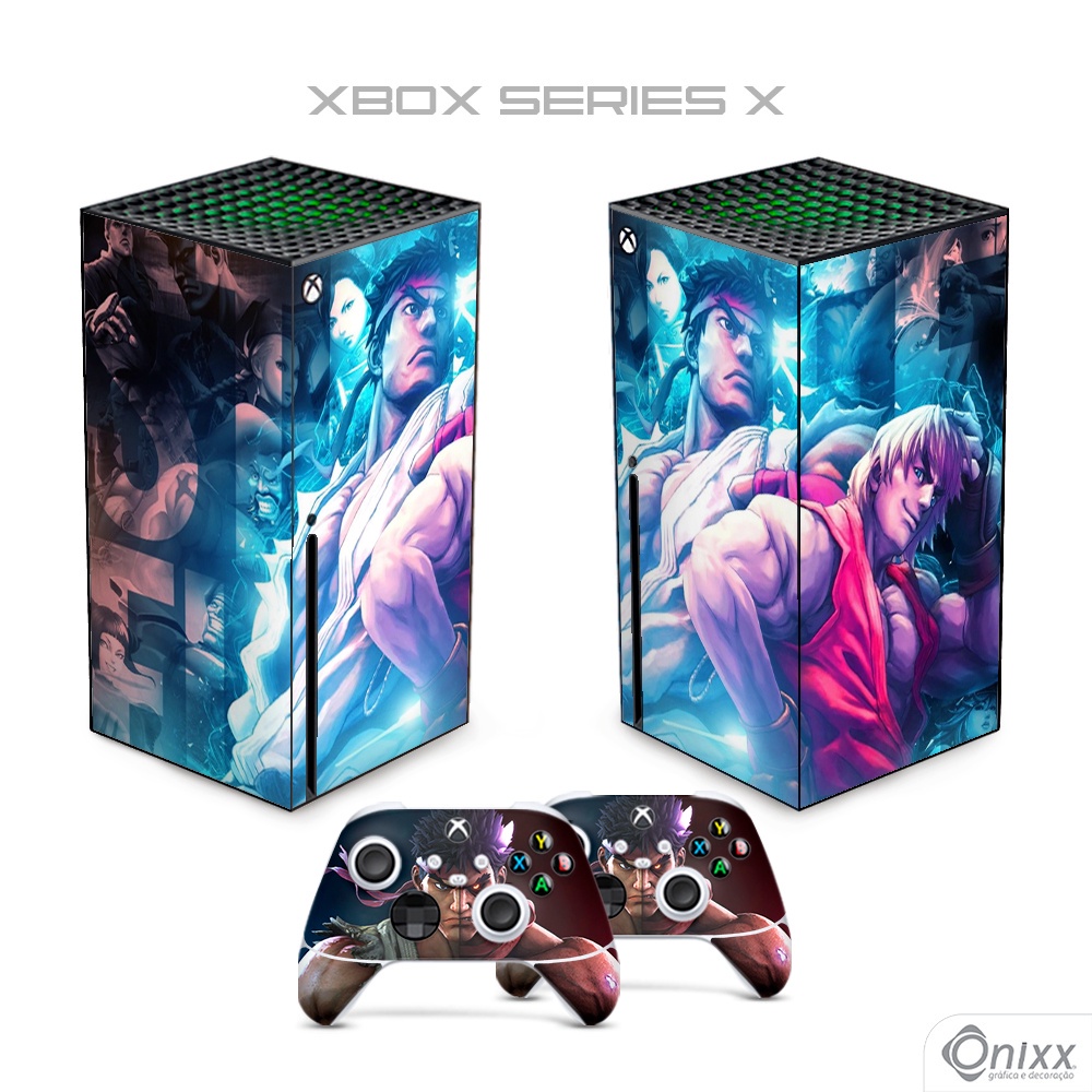 Skin XBOX Series X Adesiva  Street Fighter V