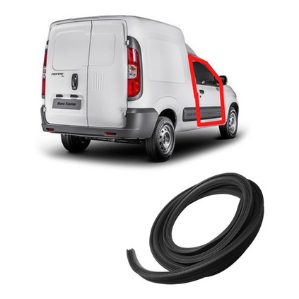 Borracha Porta Fiorino Evo 2014 2015 2016 2017 2018 2019 20