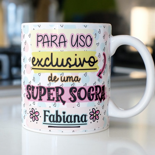 Caneca Personalizada Uso Exclusivo De Uma Super Cozinheira | Elo7