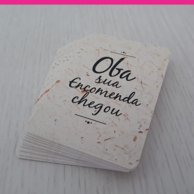 25un Cartão Agradecimento ao Cliente/ Tag Agradecimento/ com espaço para escrita manual à caneta  #2