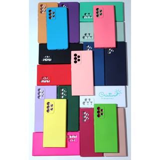 Kit Capa Capinha Samsung Galaxy A52 silicone aveludada por dentro com proteção de câmera em Oferta na Shopee