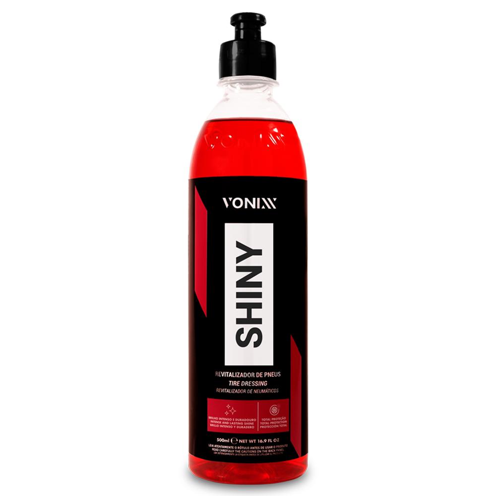 Shiny Revitalizador Pneu Pretinho Longa Duração Brilhante - Vonixx Groselha Baba de Camelo Renova Protege