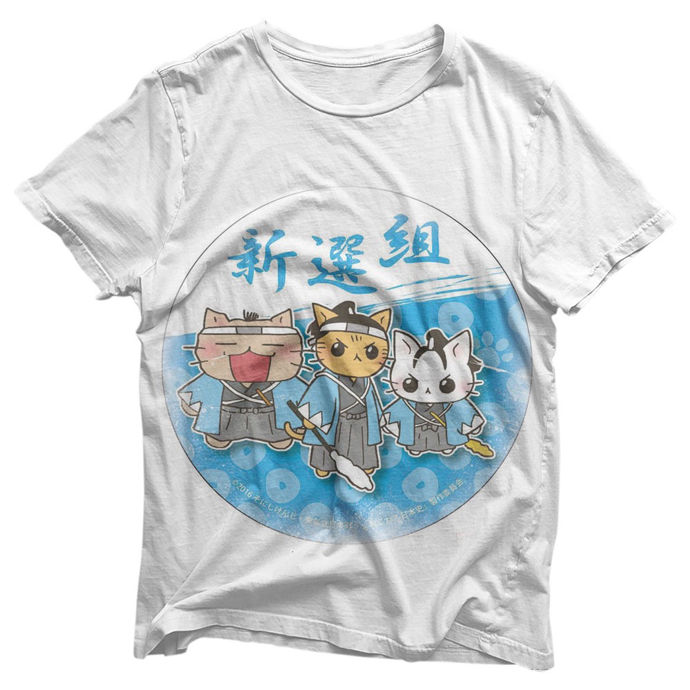 Camisa Trio Logo Full - Camisas Neko Neko Ninhonshi Estampa Total