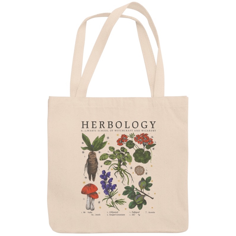 Bolsa Sacola Ecobag Brim Com e Sem Zíper Herbologia Ecológica 100% Algodão