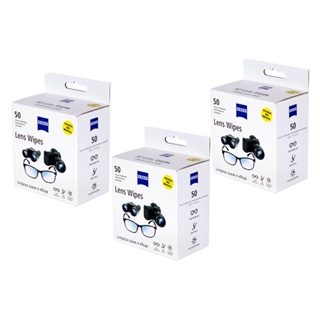 KIT 3 CAIXAS DE 50(unidades) LENS WIPES ou KIT DE 5 CAIXAS DE 30(unidades) LENS WIPES ZEISS PROMO em Oferta na Shopee