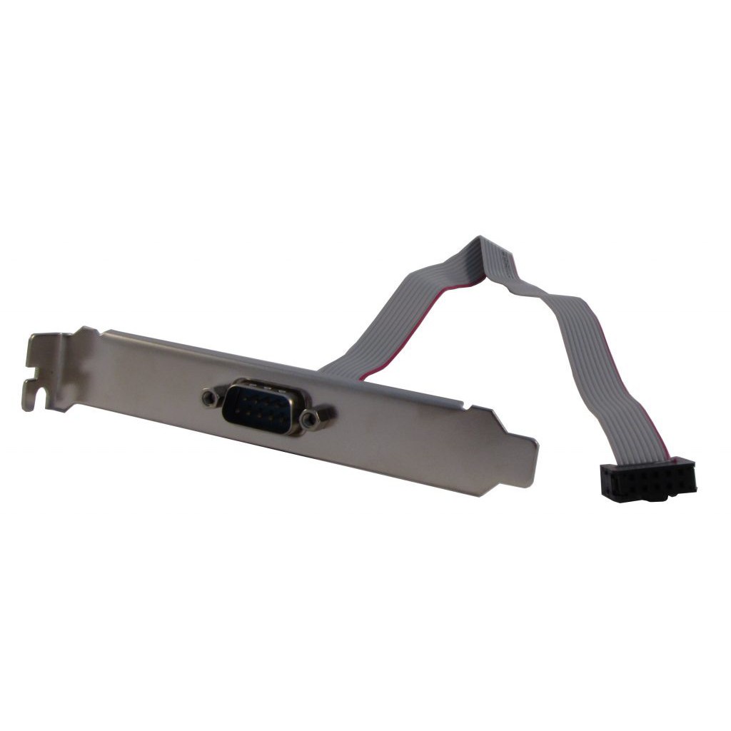 Cabo Bracket Serial DB9M 30cm Espelho PCI DB9 Interno Placa Mãe Gabinete