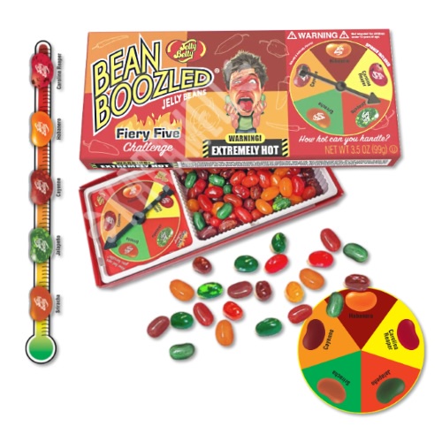Bean Boozled Jelly Beans Fiery Five - Jelly Belly - EUA