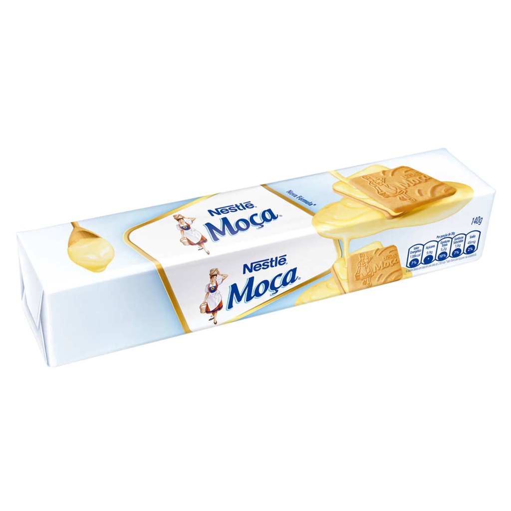 Biscoito Moça Recheado 140g- Nestlé