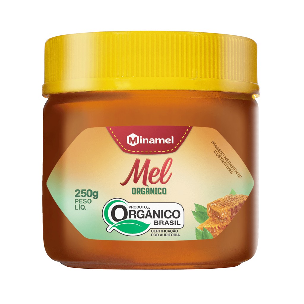 Mel Orgânico Pote 250g - Minamel | Shopee Brasil