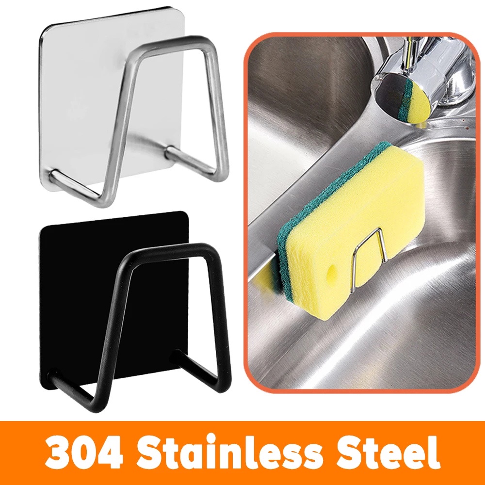 Suporte Porta Esponja Bucha Inox P/ Pia / Cozinha Pia Sab O / Banheiro Multifuncional Armazenament