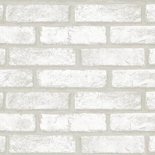 Papel Contact Adesivo de Parede Tijolo Tijolinho Branco 3d Lavável