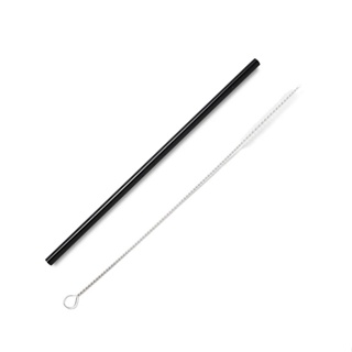 Kit Canudos Retos Inox Reutilizável Com 4 Canudos + Limpador Prata em Oferta na Shopee