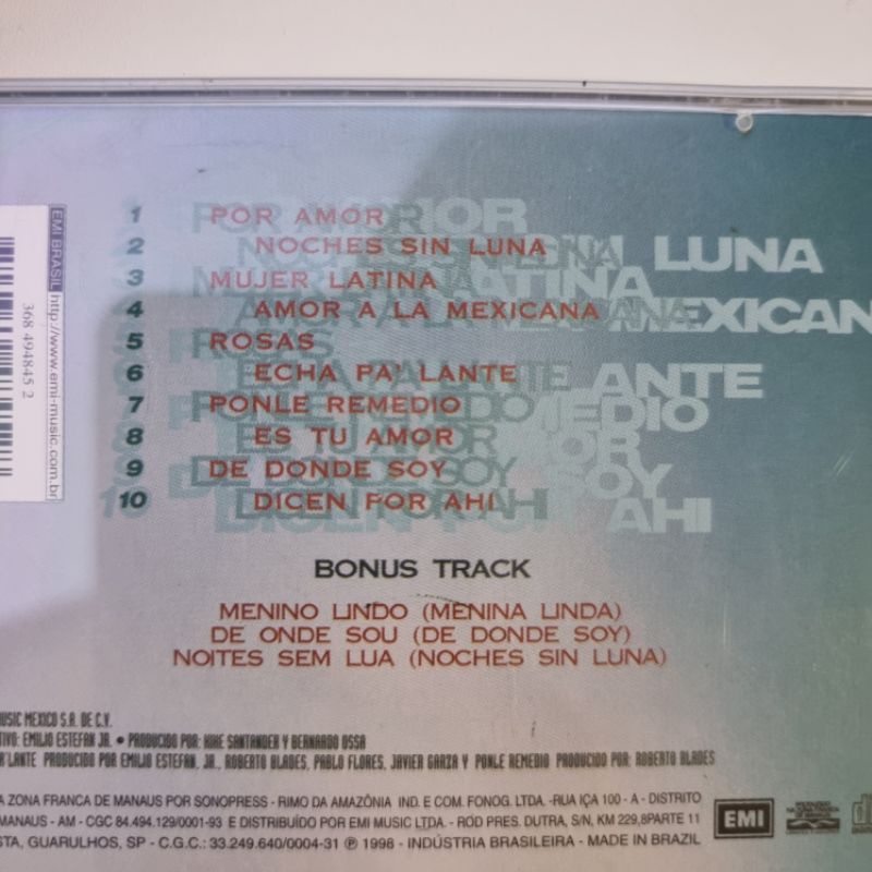 CD Thalia Amor A La Mexicana (Versão Brasil) EXCELENTE ESTADO | Shopee  Brasil