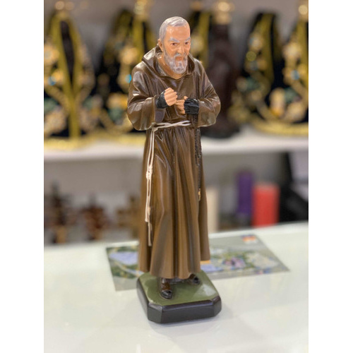 Padre Pio 30cm (pe. Pio) - Resina Portuguesa